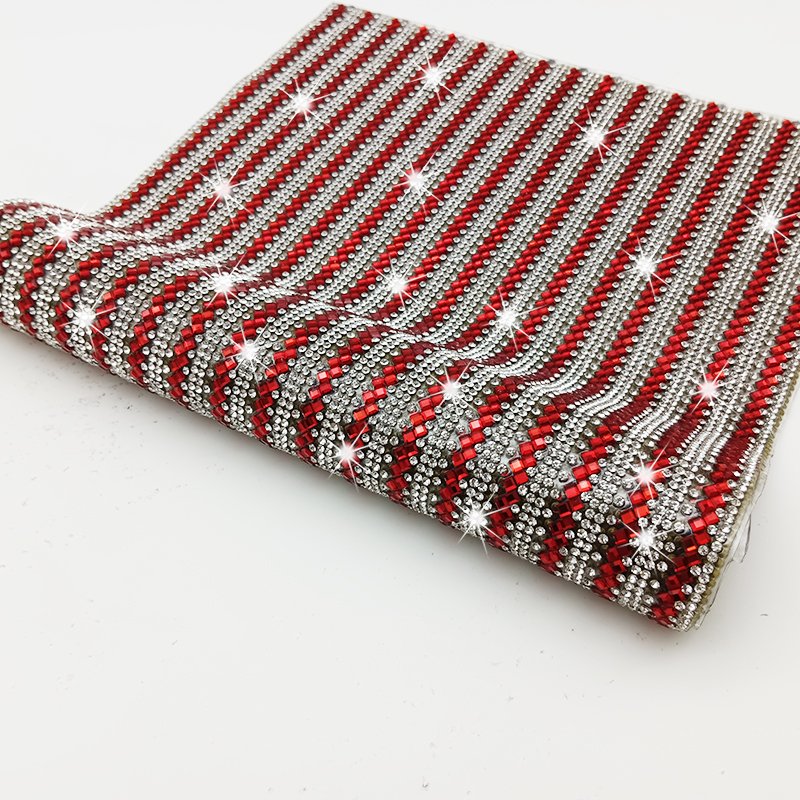Hot Fix Melt Glue Trimming Sheet Evening Dress Fabric Hot Sale Tongshin Rhinestone DIY Iron with Rhinestones Crystal Sheet