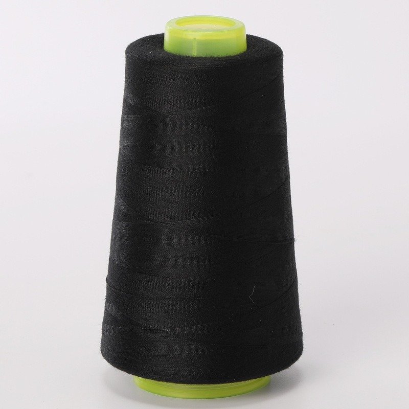 Factory Wholesale In Stock 402 Polyester Sewing Thread Solid Color Dyed Spun Yarn Sewing Thread For Garment 3000y