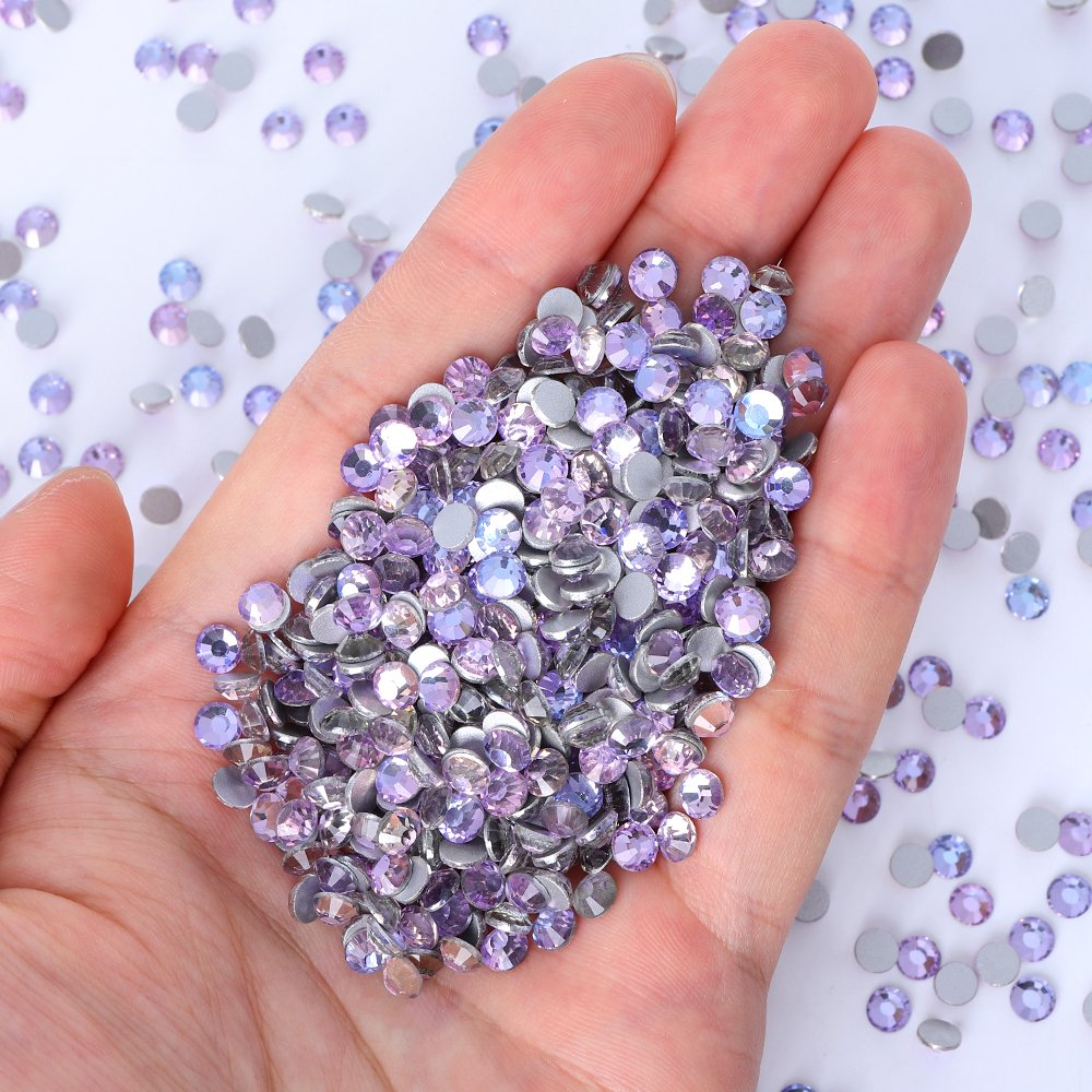 Wholesale Bling Bling Non Hotfix Brown Glass Rhinestones Nail Rhinestone For Nail Art Decoration