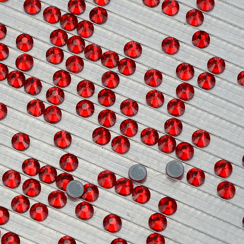 Wholesale Custom Christmas Crystal AB Brown Red Green Rhinestones Hotfix Glass Cristal Rhinestone for Clothes Accessories