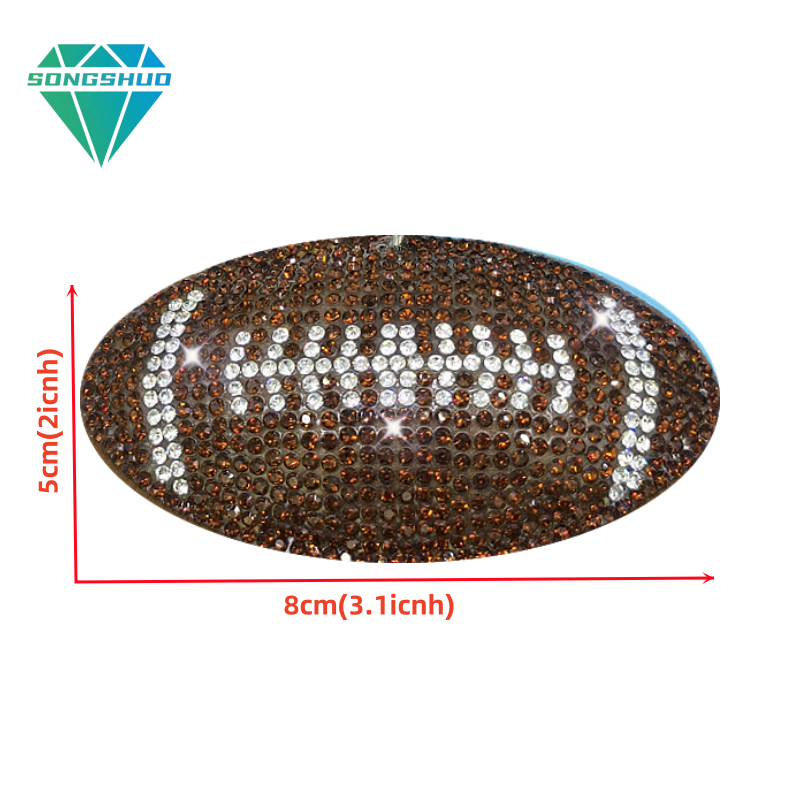 2024 New Rhinestone Self Adhesive Hot Fix Crystal Patch Sports Patch self adhesive patches for clothing