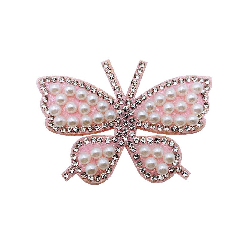 Hot Fixed Rhinestone Sticker Trimming Pearl Rhinestone Patch Clothing Decoration