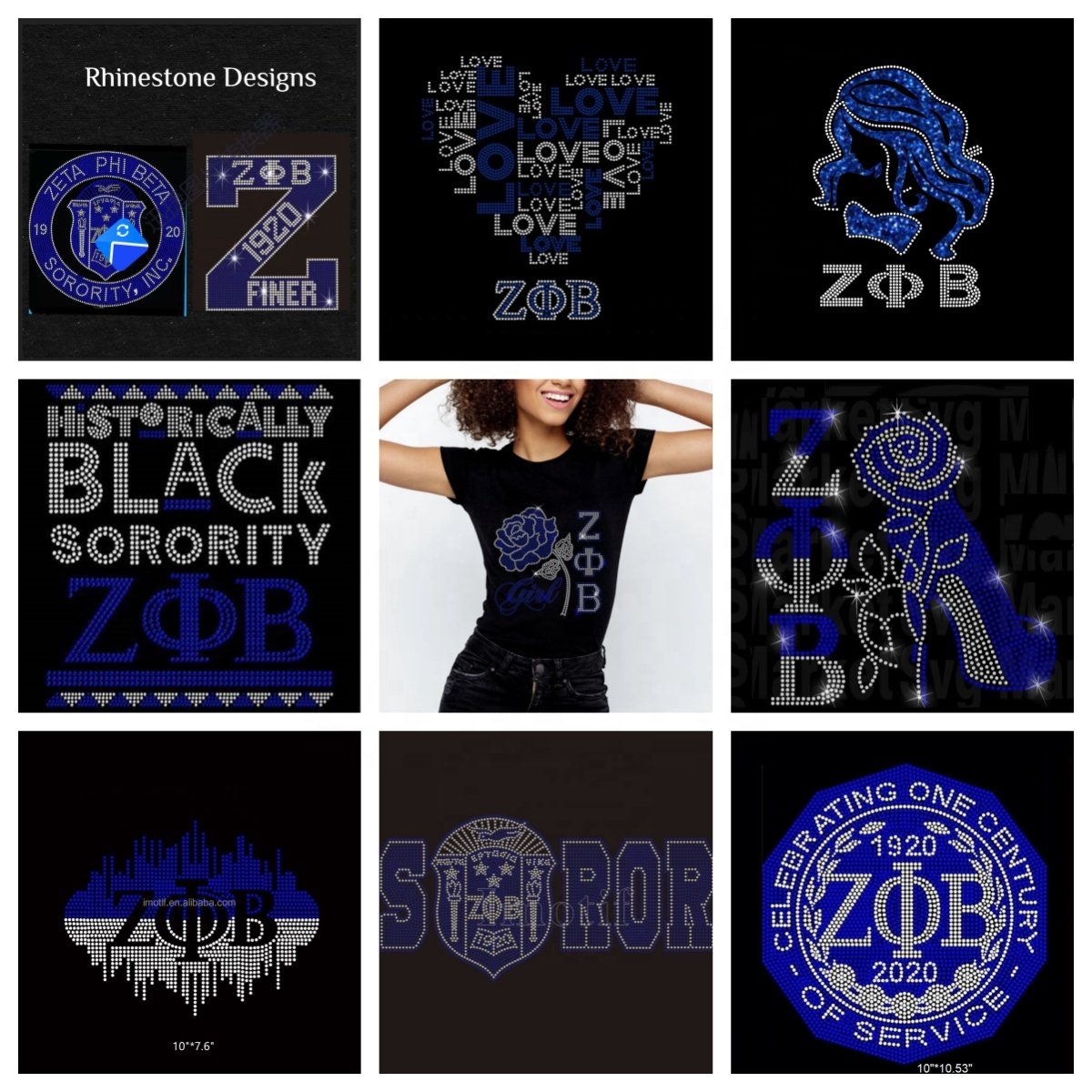 Hot Fix SIGMA GAMMA RHO SORORITY Gold 1922 Soror Design Iron On Custom Rhinestone Transfer 1920 Motif