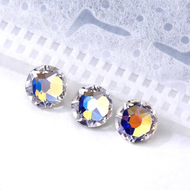 Sparkly Clear Edge Round Shape 2088 Machine Cut Faces Good Quality Luxurious Rhinestones for Top Decoration Accessories