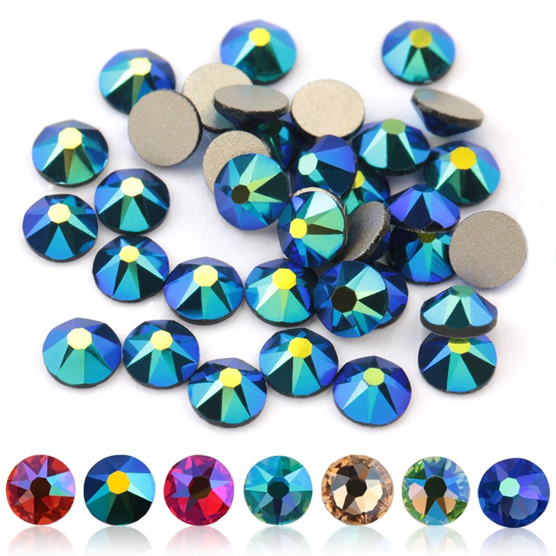 Sparkly Clear Edge Round Shape 2088 Machine Cut Faces Good Quality Luxurious Rhinestones for Top Decoration Accessories