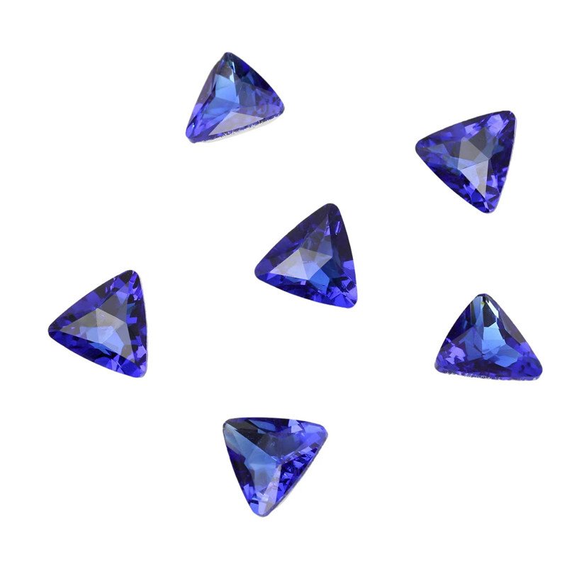 hot sale triangle glass claw drill hand sewn rhinestone for garment accessories