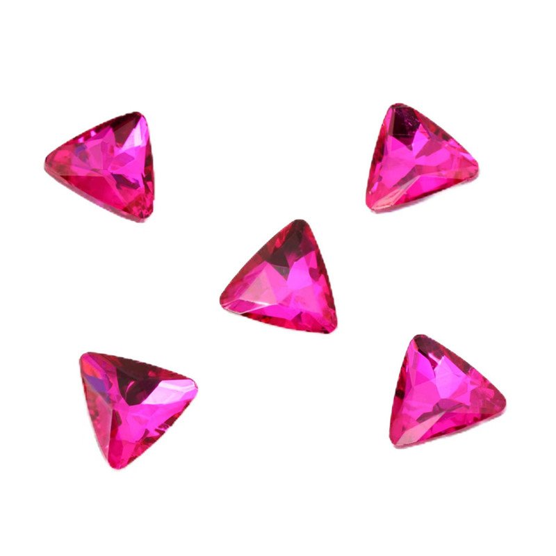 hot sale triangle glass claw drill hand sewn rhinestone for garment accessories