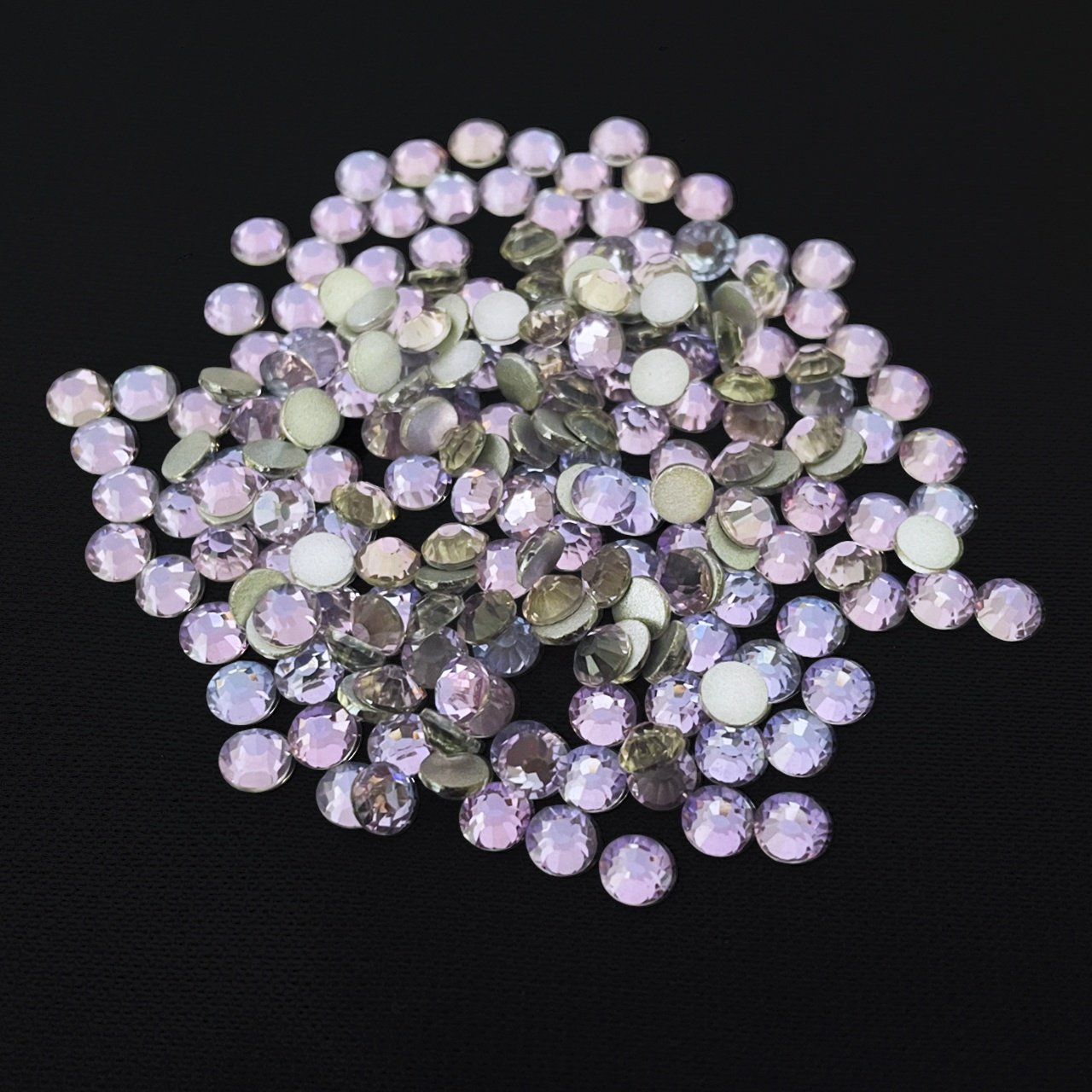 wholesale SS20 SS30 Non-Hot Fix round Crystal Rhinestones air violet Flatback rhinestones cristal Stone, for Nail Art