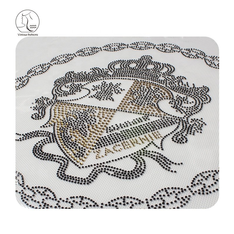 YunShang Custom Crystal Rhinestone Cartoon Betty Fashion brand rhinestone Heat Transfer