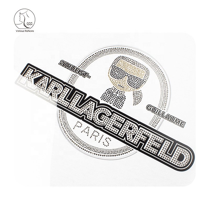 YunShang Custom Crystal Rhinestone Cartoon Betty Fashion brand rhinestone Heat Transfer