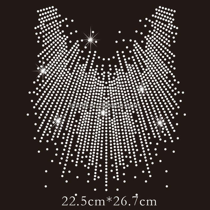 Custom Crystal rose Rhinestone Pattern For Sportswear Gym Outfit Hot Fix Rhinestone Transfer Designs Iron On Motifs