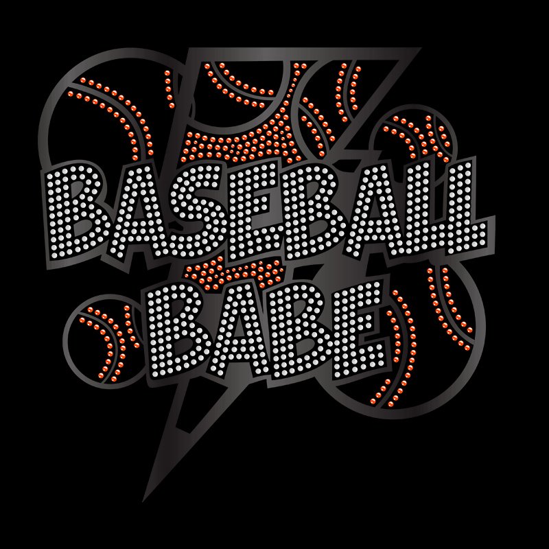 Low Minimum Order Quantity Cheer Mom Baseball Love Hotfix Rhinestone Transfer Rhinestone Heat Transfers Decal