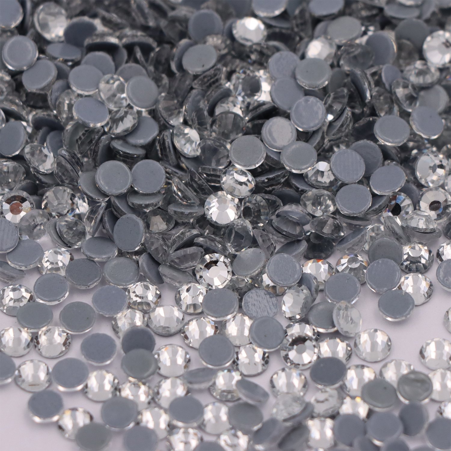 JC crystal JC wholesale crystal flat back rhinestone SS10 12 cut hot fix rhinestones bulk ab