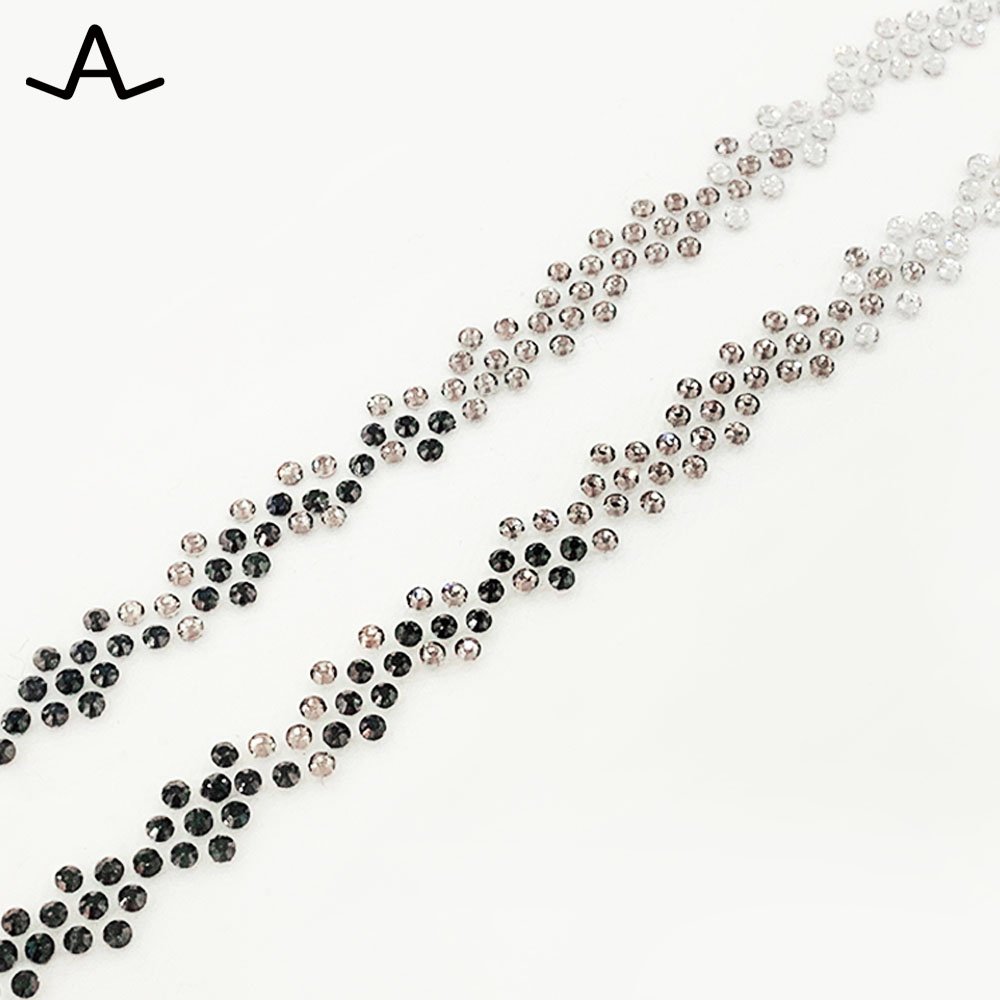 AILUN hotfix rhinestone transfer trimming flatback crystal for shoes garment hats (1pair)