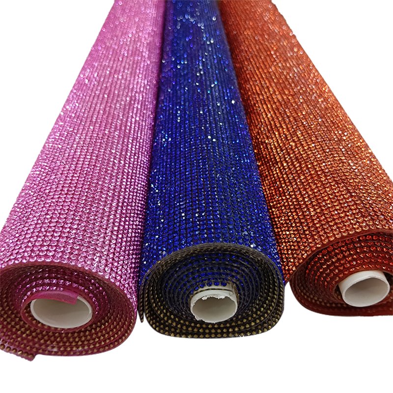 40*120cm Point back rhinestone hot fix crystal 2mm sheet clothes accessories