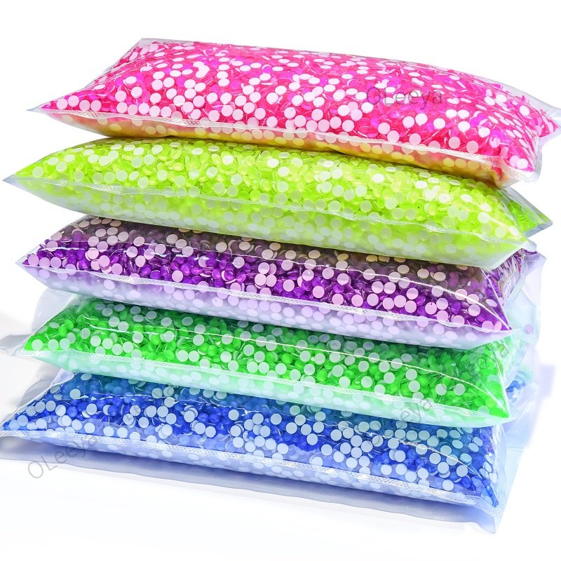 Oleeya Factory Wholesale High Quality Non hotfix Rhinestones Bulk Package Flat Back Rhinestone for Nail Art Decoration