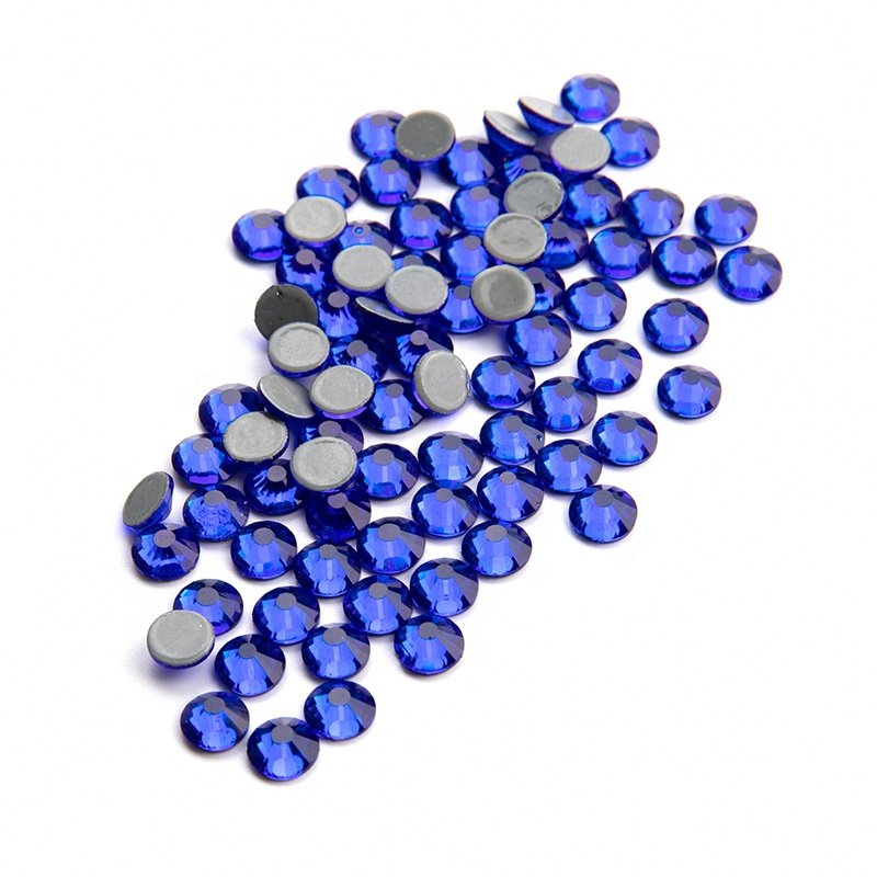 Wholesale Crystal Flat Back Chaton rose Diamond Glass Non hot fix Hot Fix Crystal Motif Rhinestone Trimming
