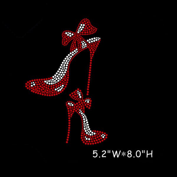 High Quality Wholesale Rhinestone Heat Transfer High Heels Rhinestone Hot fix Rhinestone for Garment