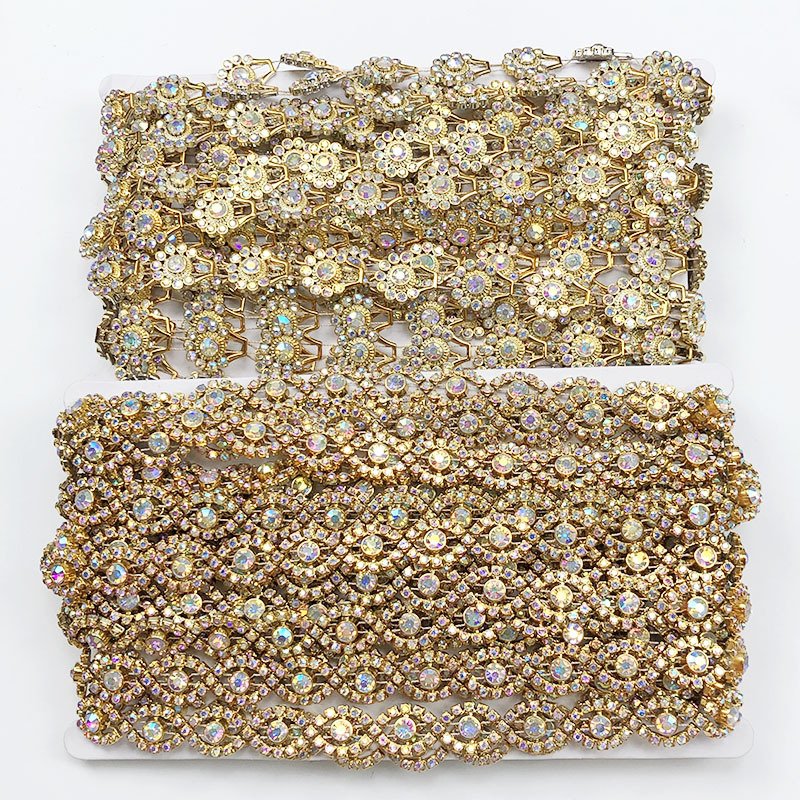 Clear AB Acrylic Rhinestones Plastic Stud Trim Decorative Banding Cheap Tear Drop Shoes Bags Garments Home Textiles Accessories