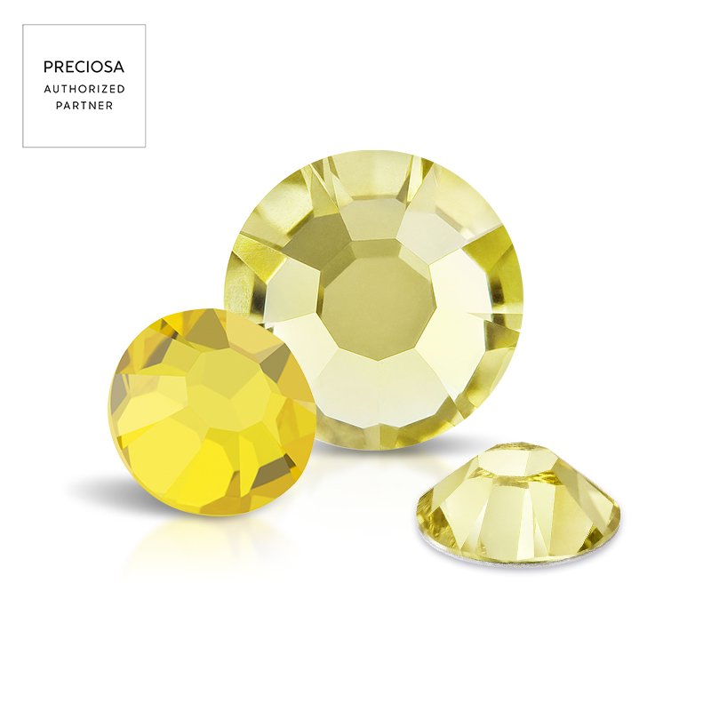 Fashion Preciosa Maxima Glass Flatback No Hot Fix Rhinestones