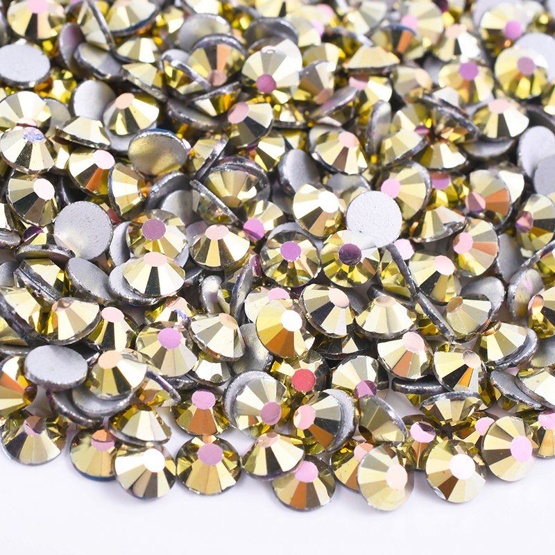 Wholesale SS3-SS30 Non Hot Fix Crystal Stone Flatback Chalk White Glass Rhinestones For Decoration