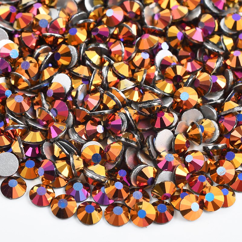 Wholesale SS3-SS30 Non Hot Fix Crystal Stone Flatback Chalk White Glass Rhinestones For Decoration