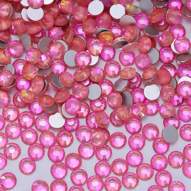 SS3-SS50 Non Hotfix Rhinestones Bling Crystal Opal Series Super Glitter Glass Crystals for DIY Nail Art Charm