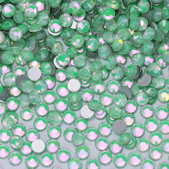 SS3-SS50 Non Hotfix Rhinestones Bling Crystal Opal Series Super Glitter Glass Crystals for DIY Nail Art Charm