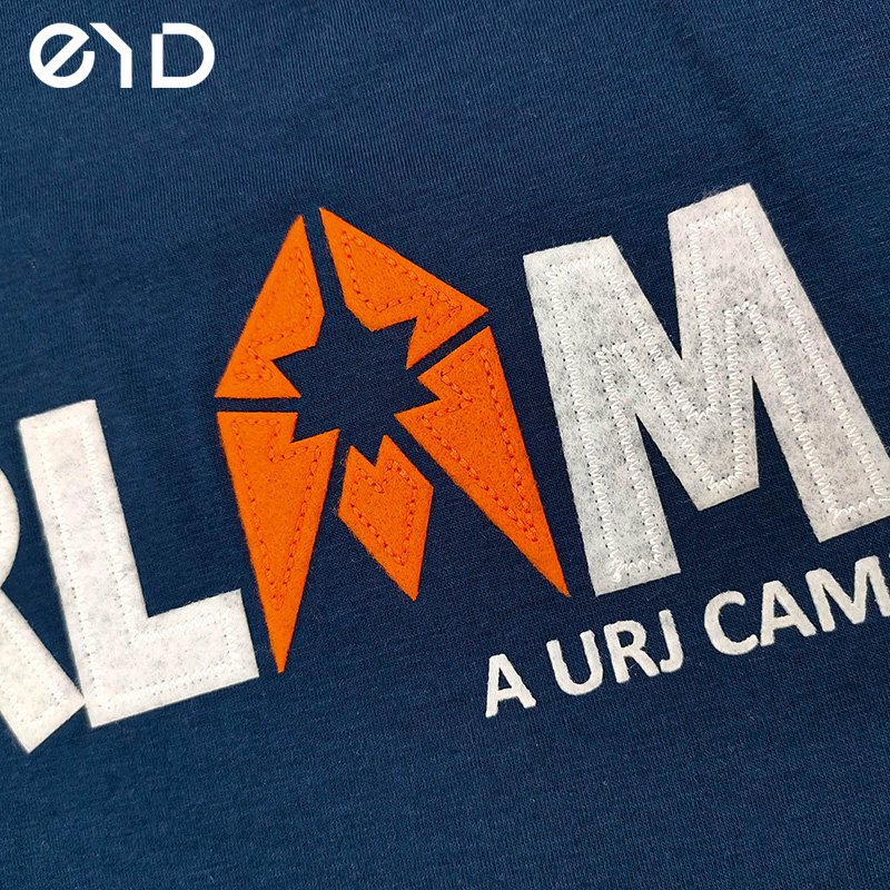 EYD Heat Transfer Sticker Custom Rhinestone 3D Colorful Printing Silicone Logo Designs dtf Heat Transfers For T-Shirts