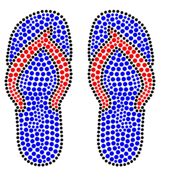 Bling Slipper Motif Fashion Hot-Fix Design Custom Rhinestone Transfer Hotfix Motif