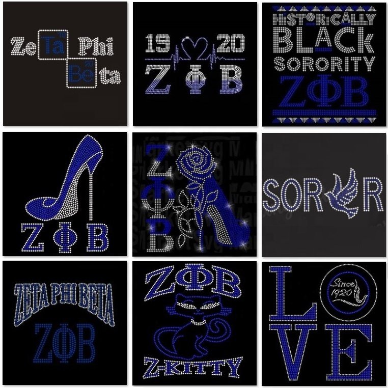 SIGMA GAMMA RHO 1922 Custom Sorority Heat Press Rhinestone Transfer Flatback Iron-On Glass Motif for Garments DIY