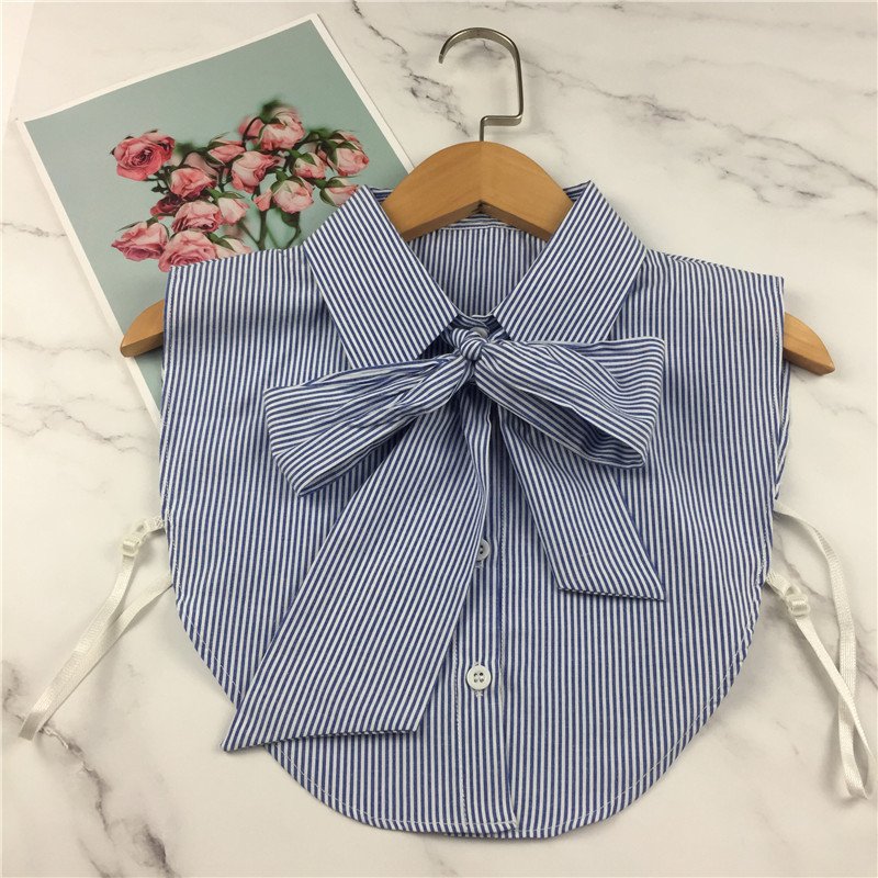New Detachable Blouse Half Shirts Elegant Fashion Women Fake Collar with Rhinestone