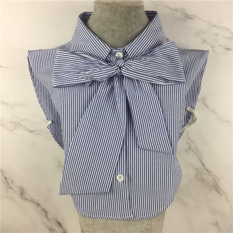 New Detachable Blouse Half Shirts Elegant Fashion Women Fake Collar with Rhinestone