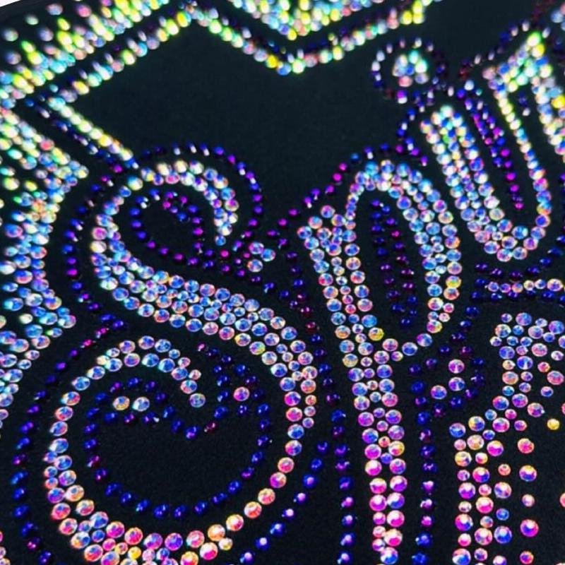 High quality Cheer Rhinestone Transfer Custom Cheerleading Rhinestone Transfer Uniform Rhinestone Transfer Cheer Designs