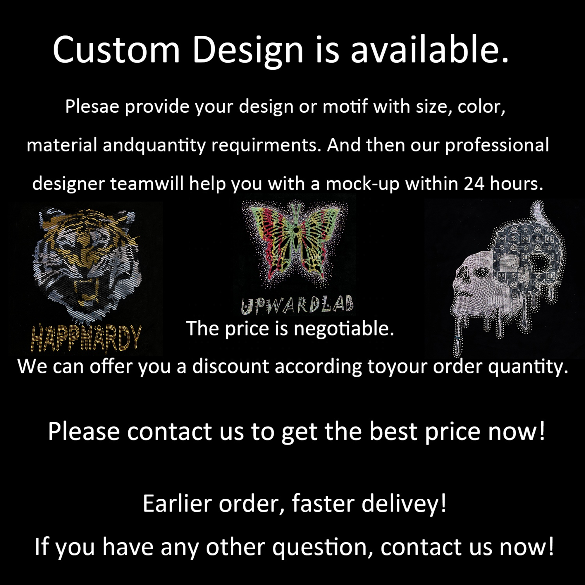 High quality Cheer Rhinestone Transfer Custom Cheerleading Rhinestone Transfer Uniform Rhinestone Transfer Cheer Designs