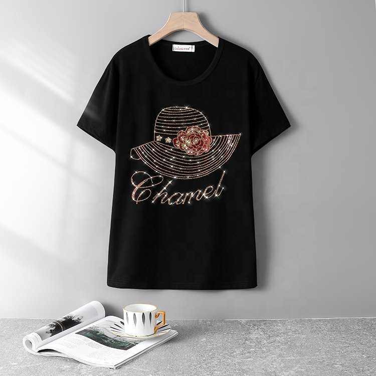 Custom Your Own Rhinestone Designs Wholesale AB Rhinestone Motif Heat Transfers For Hoodies Tank Tops T Shirts Hat