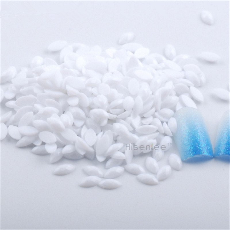 Nail Decorate Stones Flat Back Marquise Earth Facets Crystal Horse Eye Shape Rhinestone Acrylic 5*10mm ACRYL Round Rhinestones