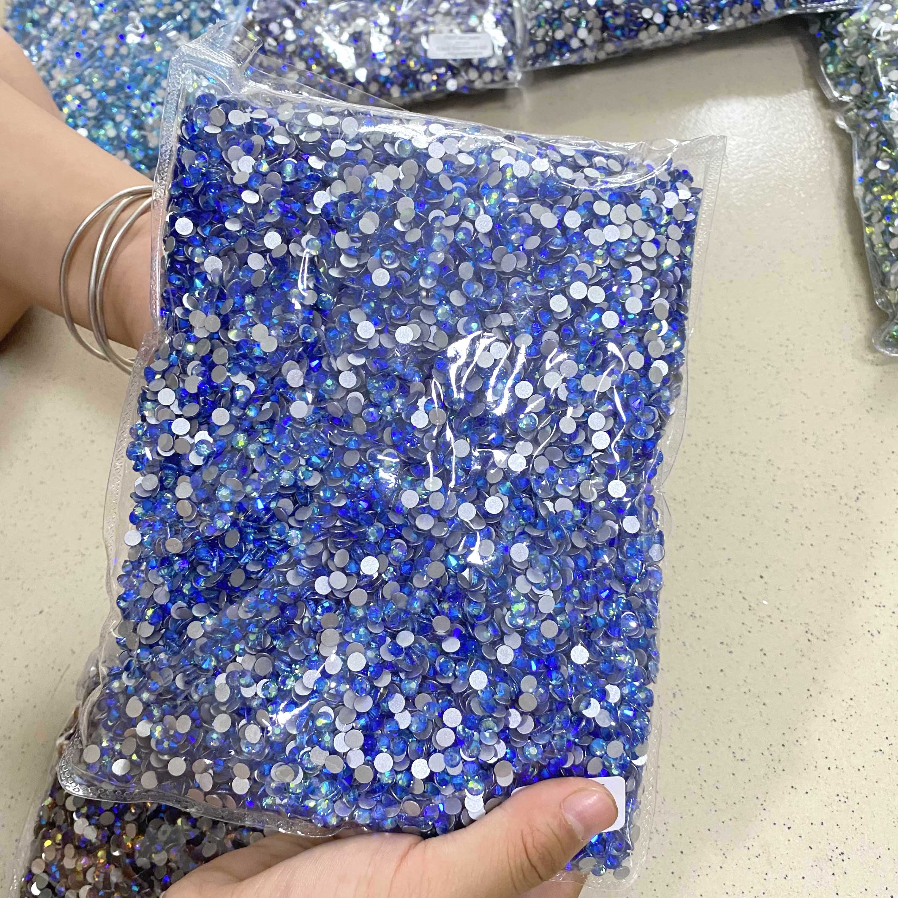 Whatstone Nail Salon Professional Product 1440Pcs/Bag Round Crystal Glass Rhinestone For Nail Art Decoration