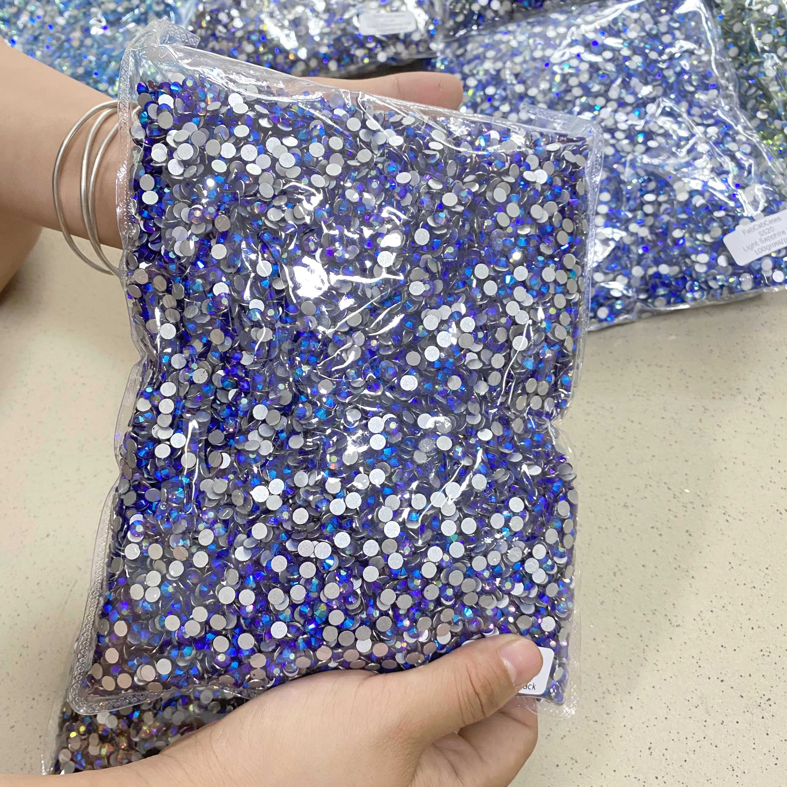Whatstone Nail Salon Professional Product 1440Pcs/Bag Round Crystal Glass Rhinestone For Nail Art Decoration