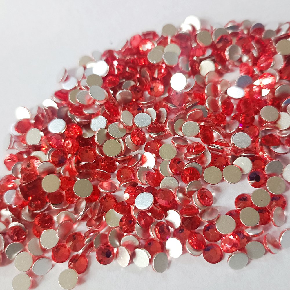 pink flat back crystal rhinestone