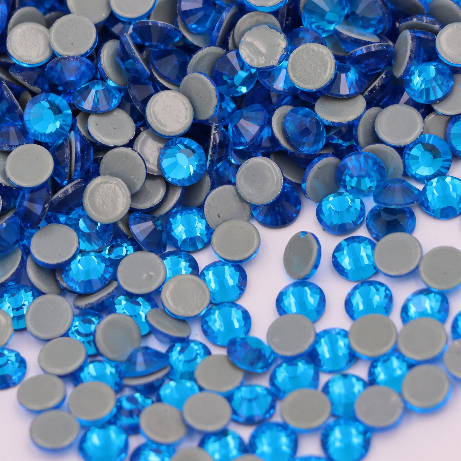 JC crystal SS20 Stock colors Glass strass Hot Fix rhinestones garment round crystal flat back hotfix rhinestones bulk