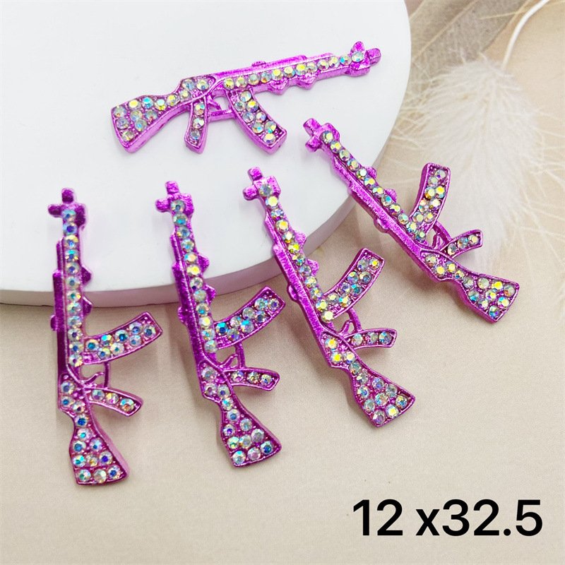 FX-NT41 3D Diamond Rhinestones Nail Gun Small DIY Beauty Decorations with Alloy Model for Nails and Charms