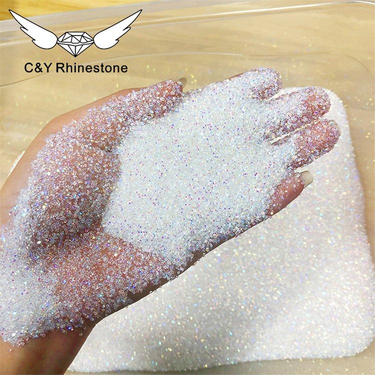 CY High Quality Net Weight 28g Pixies Crystal Diamond Nail Bling Gems Stone Mixture Dust Small Rhinestone