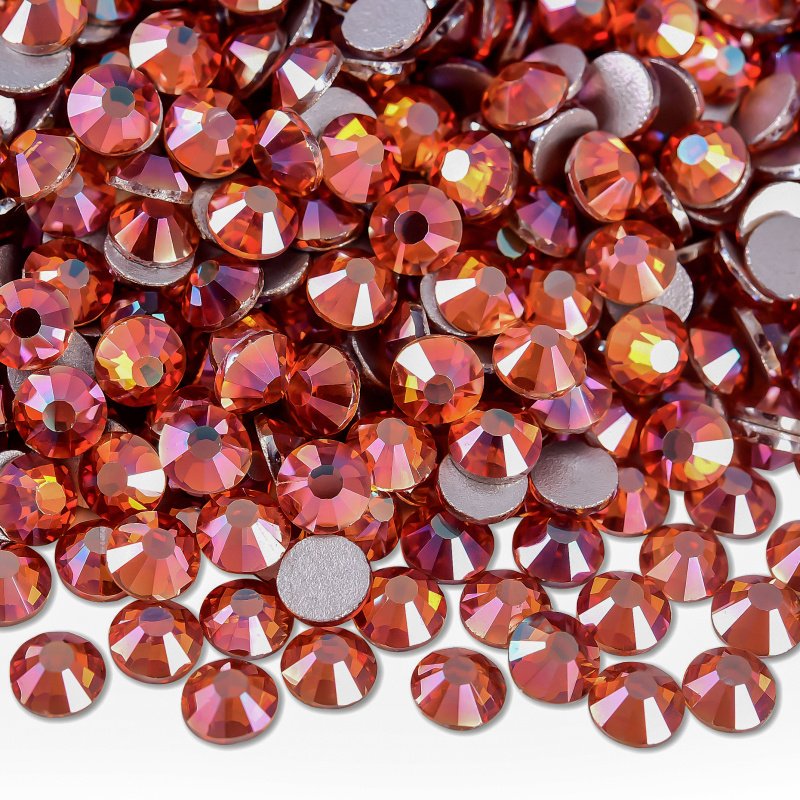Factory Wholesale 100% Good Feedback P57~P98 Glass Glitter Flat Back Non Hot Fix Crystal Rhinestone In Bulk For Nailart