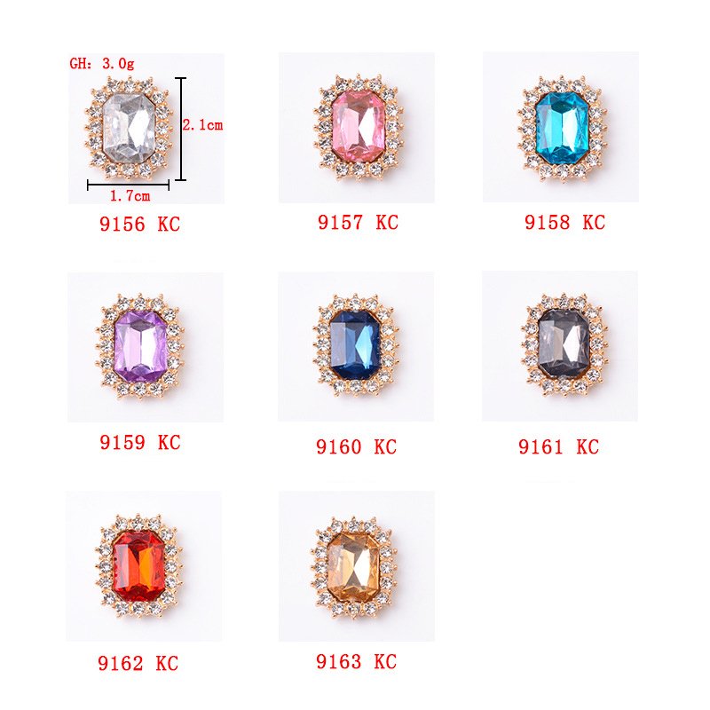 Wholesale Alloy Drill Claw Drill Applique Acrylic Gems Resin Loose Bulk Rhinestones Accessories Transfer For Clothing