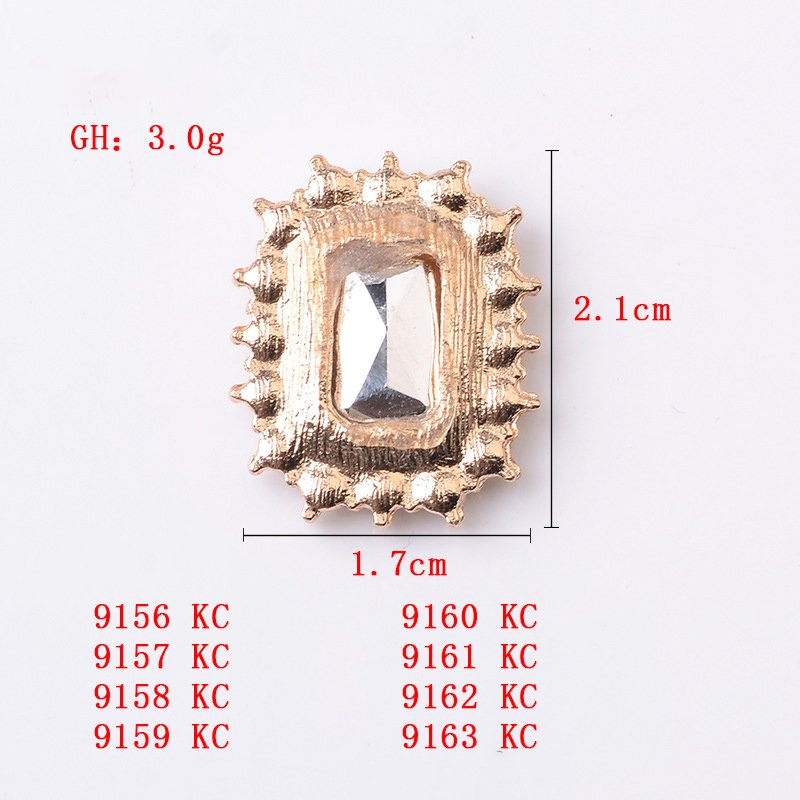Wholesale Alloy Drill Claw Drill Applique Acrylic Gems Resin Loose Bulk Rhinestones Accessories Transfer For Clothing