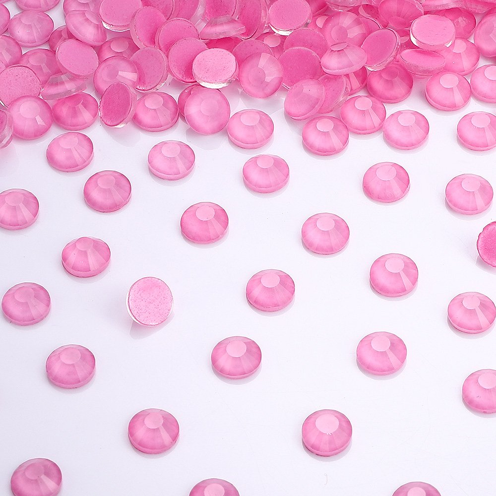 QIYI Wholesale Rhinestones Bulk Mocha Neon Glass Rhinestones Flat Back Non Hotfix Stones And Crystals For Clothes