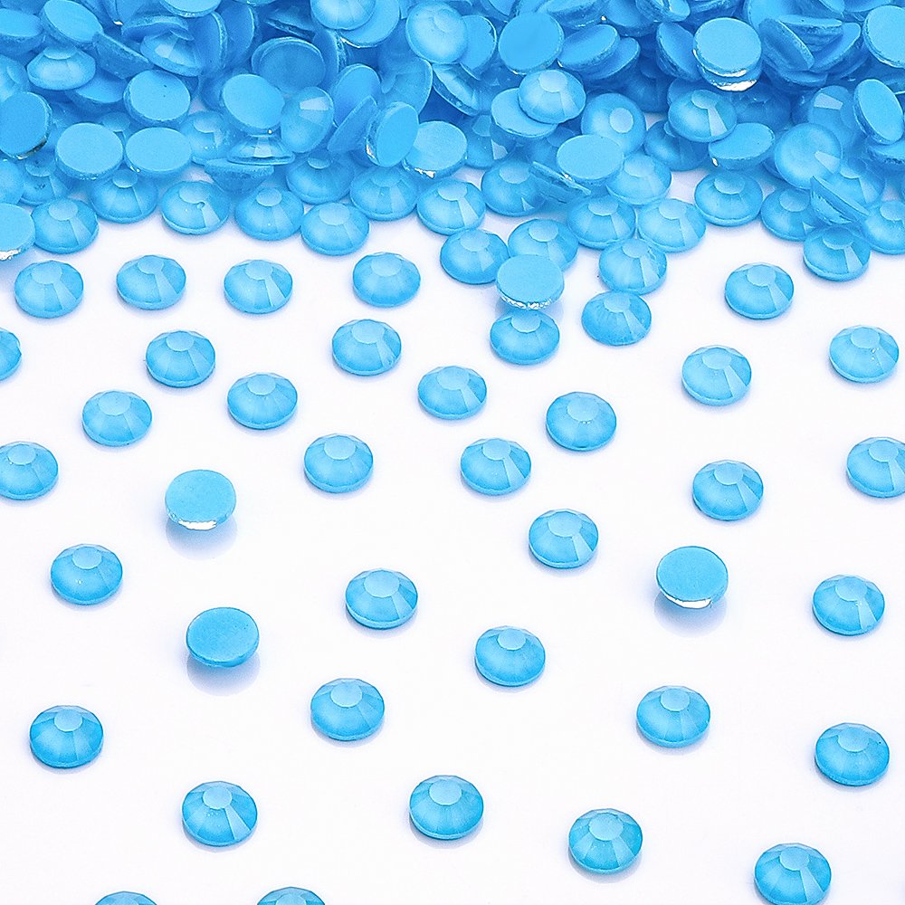 QIYI Wholesale Rhinestones Bulk Mocha Neon Glass Rhinestones Flat Back Non Hotfix Stones And Crystals For Clothes