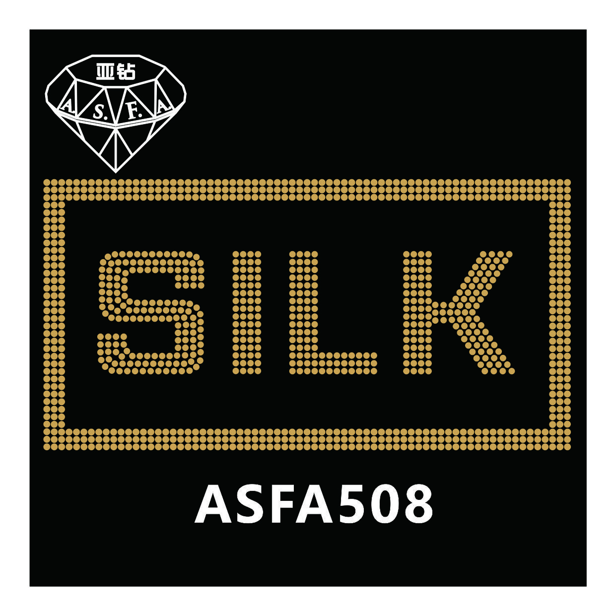 ASFA516 Rhinestone Transfer Hot-fix With Hot Fix Motif Tape For Fashion Bling Keychain