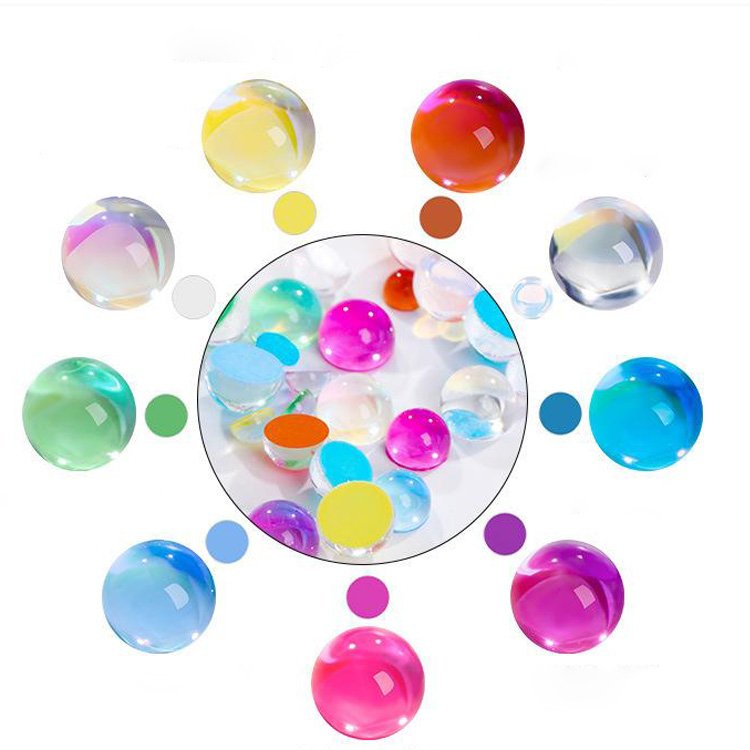 New Mermaid Tears Glass Rhinestones Aurora Transparent Shiny Crystals Nail Art Flat Back Non Hot Fix Rhinestones for Crafts